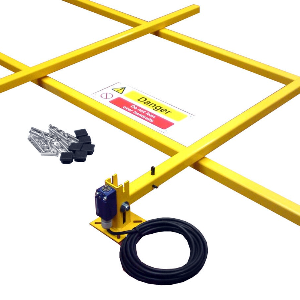 One Sided Collapsible Guard Rail Kit Elevator Equipment